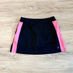 Y2K pink and black athletic skort